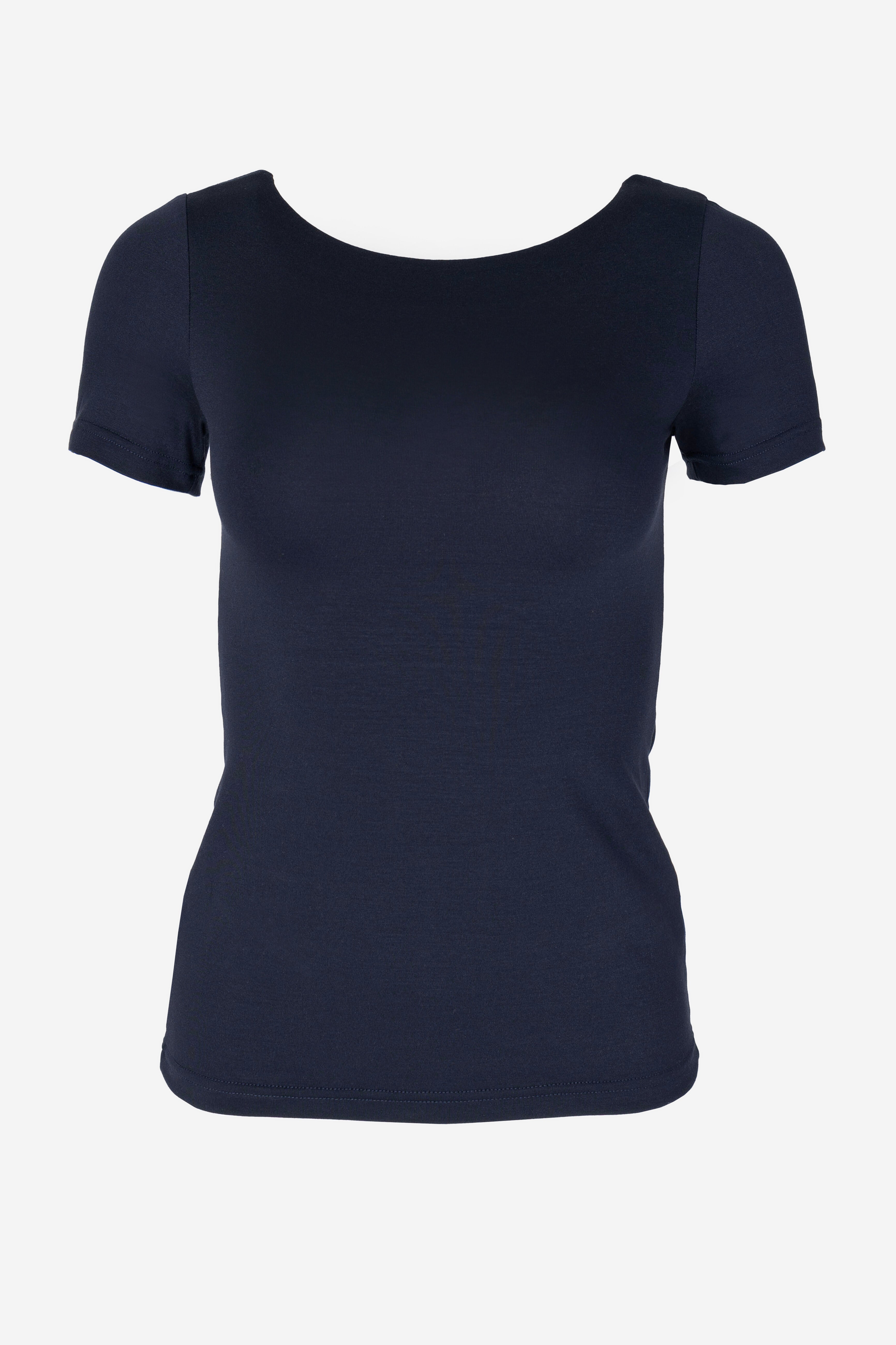 Top Ines z tencelu navy modrá