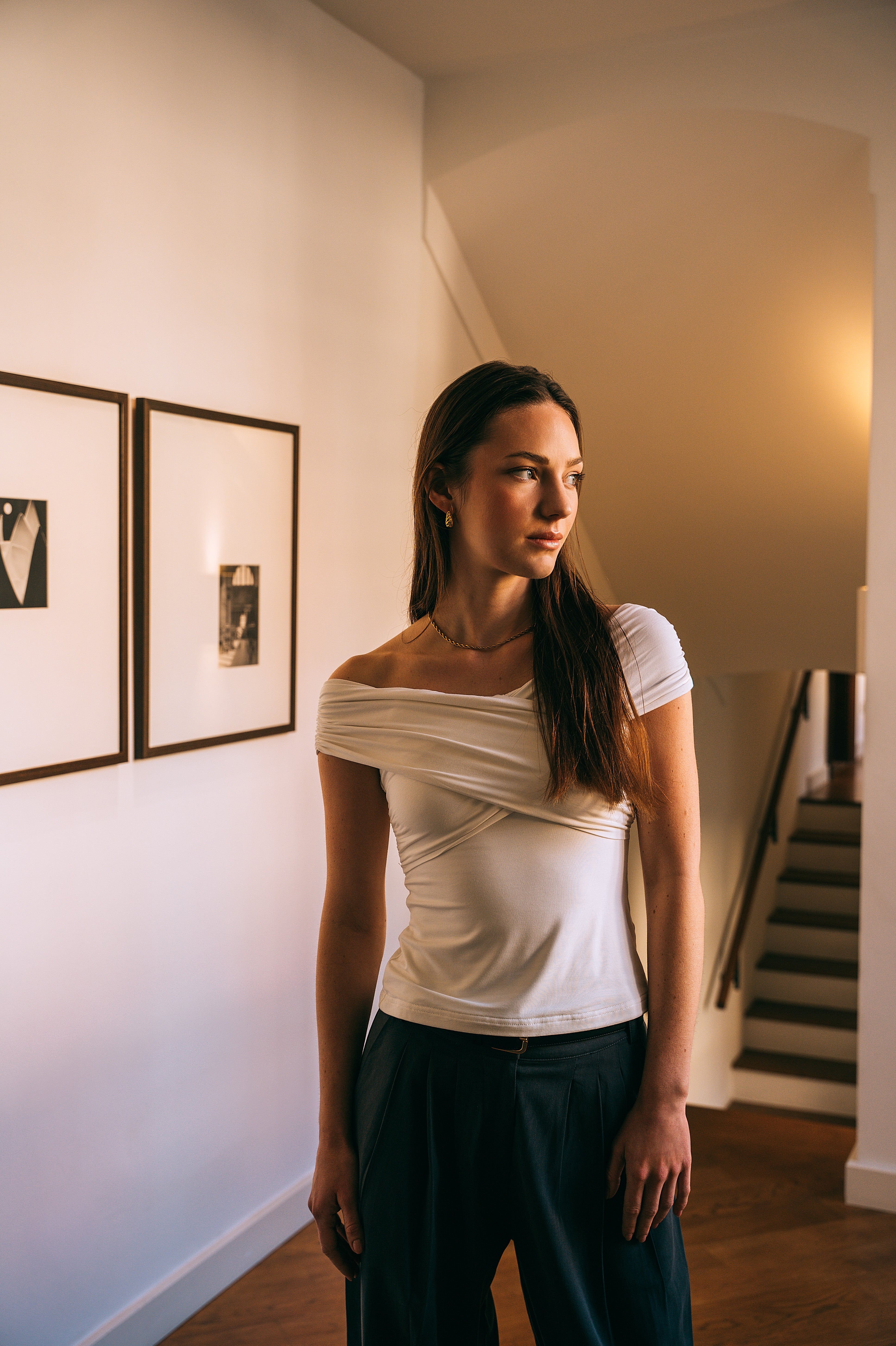 Top Mai ivory